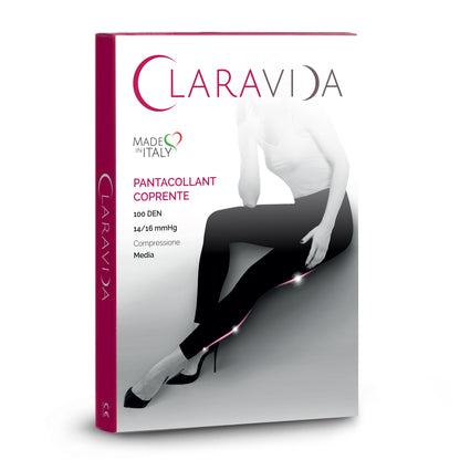 Pantacollant preventivo coprente 100 den. 14/16 mmhg Claravida (VCL4101) - DISPOSITIVO MEDICO
