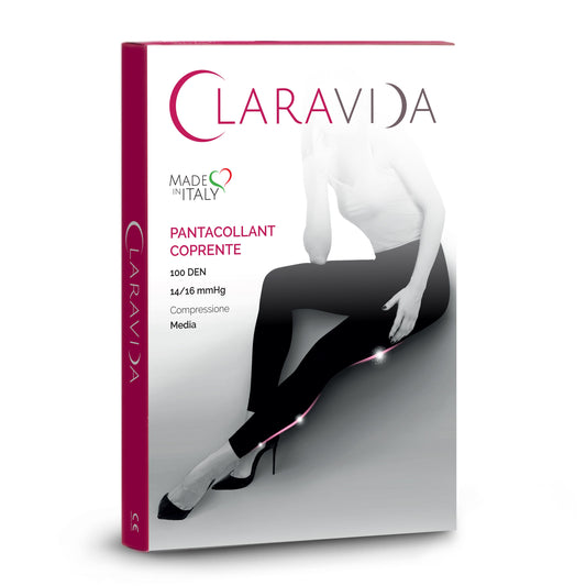 Pantacollant preventivo coprente 100 den. 14/16 mmhg Claravida (VCL4101) - DISPOSITIVO MEDICO